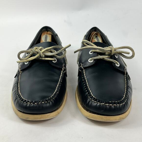 Brooks Brothers Leather Deck Boat Shoes Mens Casual Nautical Footwear Size 11 - Picture 2 of 14